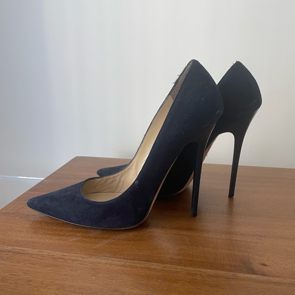 Jimmy Choo Anouk Suede Pumps - Picture 2 of 3